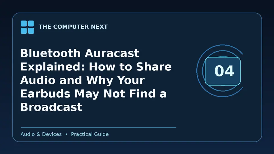 Bluetooth Auracast Explained: How to Share Audio and Why Your Earbuds May Not Find a Broadcast