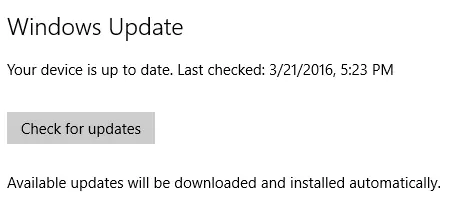 How to configure automatic to manual updates Windows 10