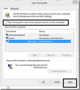 Enable Automatic Sign-In in Windows 8 (Historical, Security Risk)