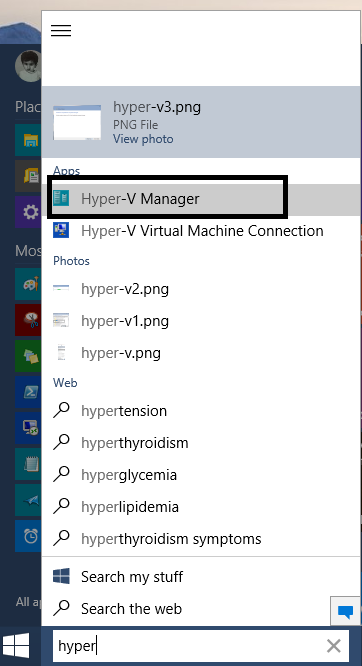 How to make a virtual switch in Windows 10
