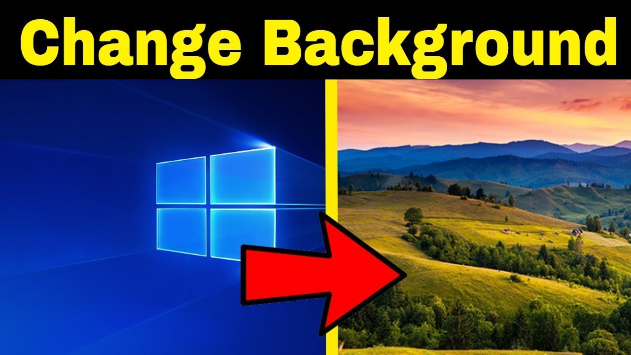 How to Change Desktop Background in Window
